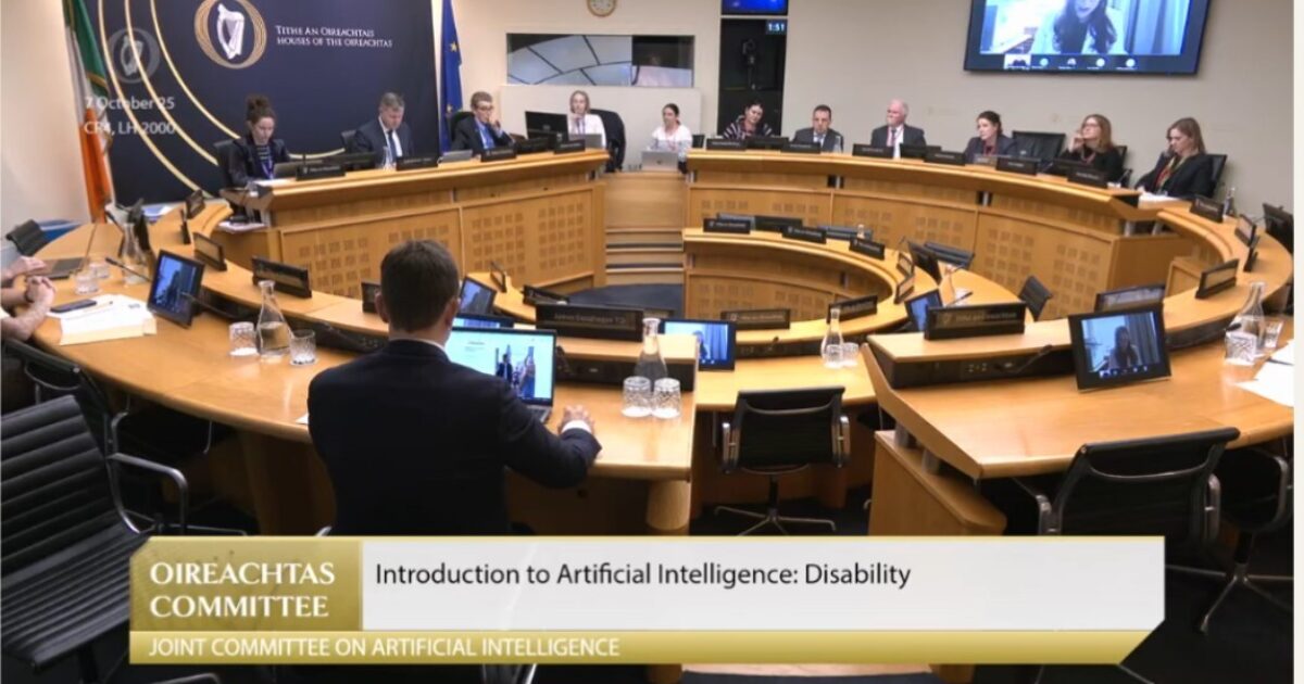 NDA appears before the Joint Oireachtas Committee on Artificial ...