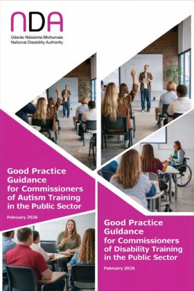 Report covers of both documents for Good Practice Guidance for Commissioners of Autism and Disability Training in the Public Sector