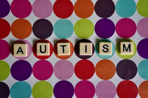 Autism spelt out using letter cubes