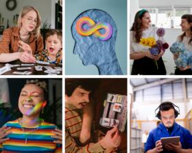 Various images of people with Autism neurodiversity